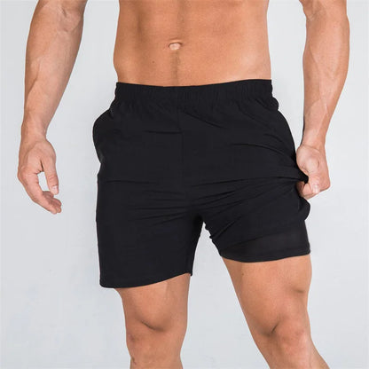 Short de sport double couche